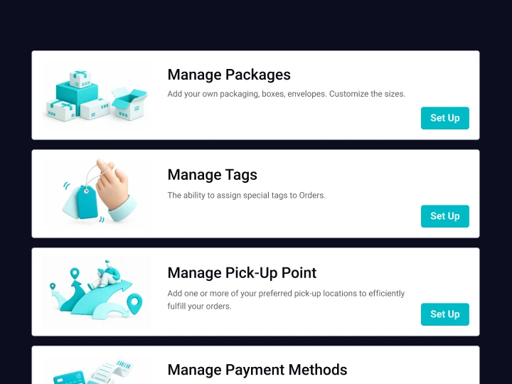 Account customisation